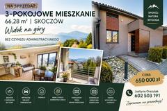 Mieszkanie  66,28m², Skoczów