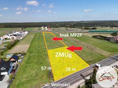 Działka  7056.00m², Mierzęcice 