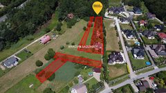 Działka  645m², Myślenice 