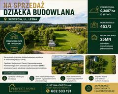 Działka  3687m², Skoczów