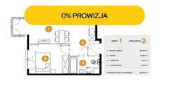 Mieszkanie  40,0200m², Kraków Bronowice, Bronowice
