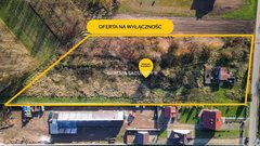 Działka  5904m², Mników 