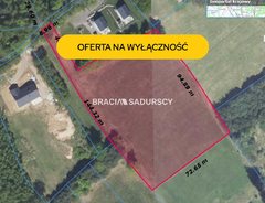 Działka  8027m², Tarnawa 