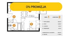 Mieszkanie  38,5200m², Kraków Bronowice, Bronowice