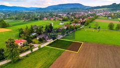 Działka  1219m², Goleszów