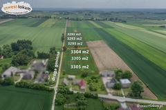 Działka  3305m², Łobzów