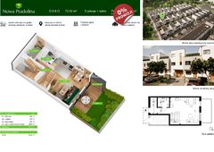 Mieszkanie  72,5200m², Tarnów Zabłocie