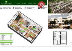 Mieszkanie  48,9500m², Tarnów Zabłocie