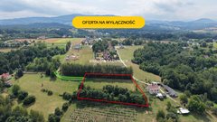 Działka  4898m², Łąkta Górna 