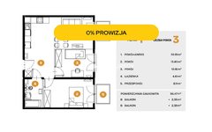 Mieszkanie  56,4700m², Kraków Bronowice, Bronowice