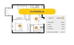 Mieszkanie  40,0200m², Kraków Bronowice, Bronowice